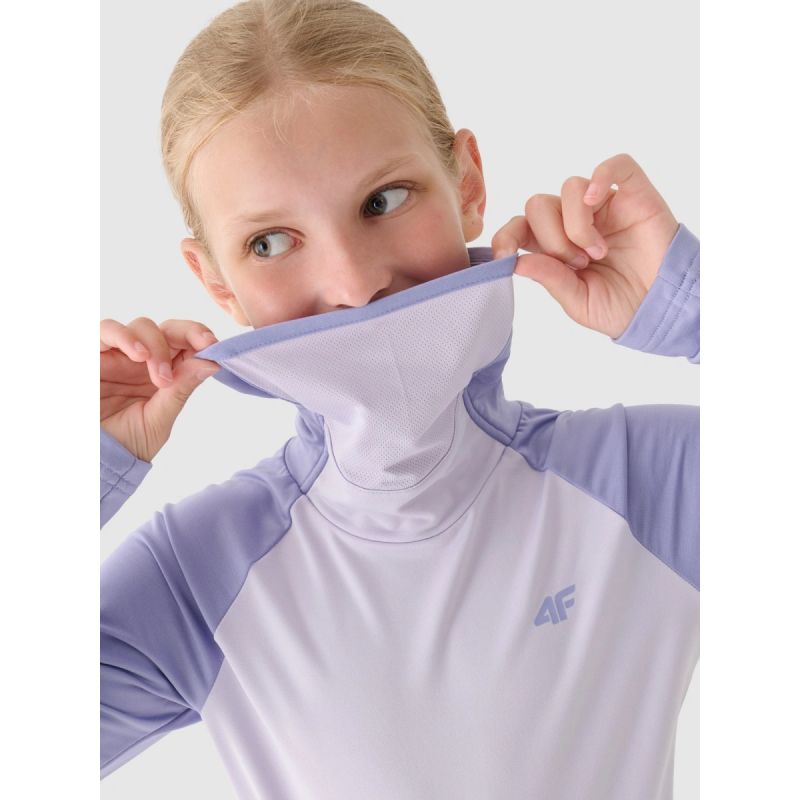 4. Children's thermal underwear (top) 4F Junior 4FJRAW24UBRUU108-52S