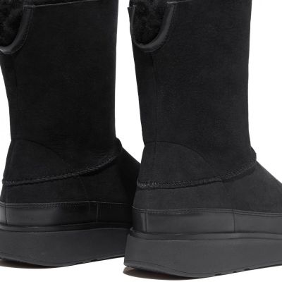 4. FitFlop GEN-FF Short Double-Faced Shearling Boots W GO9-090