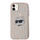 3. Karl Lagerfeld IML Choupette Head & Monogram case for iPhone 11 / Xr - pink