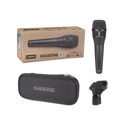 4. Shure NXN8/S - Nexadyne Dynamic Microphone, Supercardioid with XLR Connector, Black