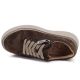 9. Women's leather suede platform shoes brown Jezzi 26PB18-566