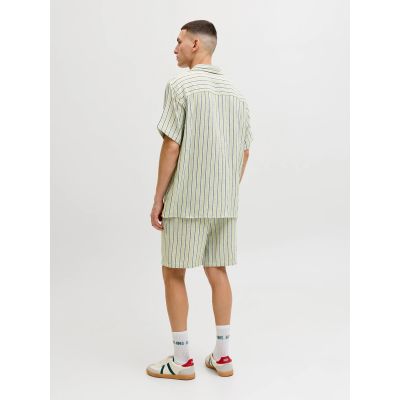 8. Jack&Jones men's striped shorts JPSTJAIDEN COBA STRIPE JOG SHORTS REG SN 12274413 TEA/STRIPES