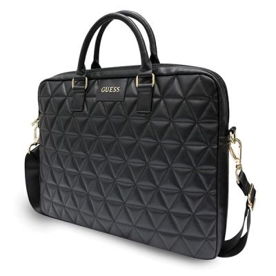 2. Guess Quilted bag for a 16" laptop - black