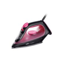 BRAUN SI1070PU steam iron black and pink