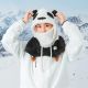 5. Qunature Panda Ski Balaclava for Kids/Adults Size M - Black/White