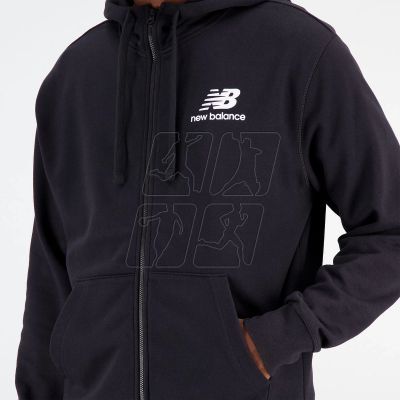 4. New Balance Essentials Stacked Logo Fren BK M MJ31536BK sweatshirt