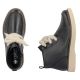 11. Women's leather ankle boots, black Rieker 71100-00