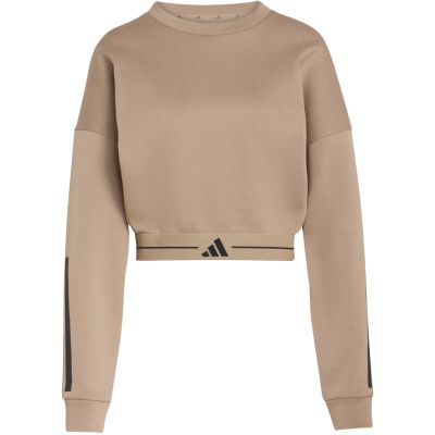 8. Women's adidas Hyperglam sweatshirt beige KQ5197