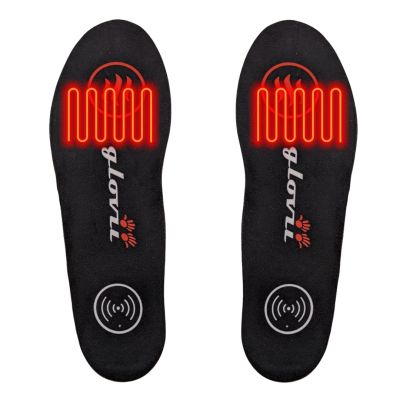 10. GLOVII HEATED SHOE INSERTS WITH REMOTE CONTROL, WIRELESSLY CHARGED, SIZE M (35-40) GW3M