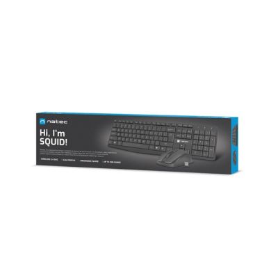 8. NATEC WIRELESS SET 2IN1 SQUID US KEYBOARD + MOUSE NZB-1989