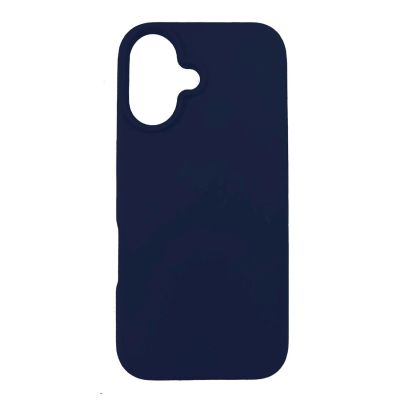 6. 3mk Silicone Case for iPhone 16 Plus - navy blue