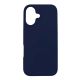 6. 3mk Silicone Case for iPhone 16 Plus - navy blue