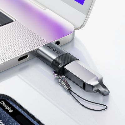 6. Acefast J8 USB-C - USB-A Adapter - Gray