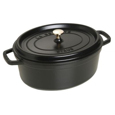Oval cast iron pot STAUB 40509-319-0 - black 5.5 ltr