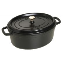 Oval cast iron pot STAUB 40509-319-0 - black 5.5 ltr