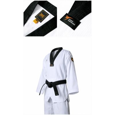 3. Dobok for Taekwondo MTX 2 Black - approved by World Taekwondo (WT) | MOOTO