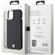8. BMW Signature Wrapped Metal MagSafe Case for iPhone 15/14/13 - Black