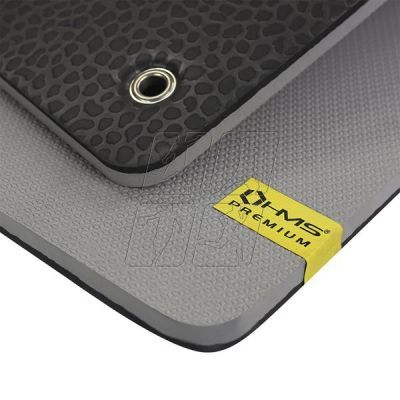 21. Club fitness mat with holes HMS Premium MFK02 Gray-Black