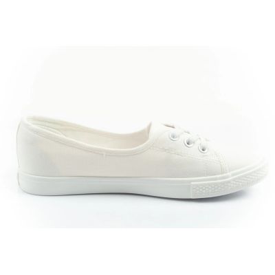 4. Lee Cooper shoes women's sneakers sporty white slip-on ballet flats