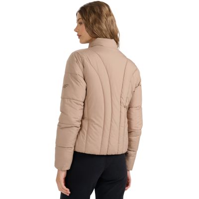 11. Women's jacket 4F F0705 beige 4FRAW25TDJAF0705 083S