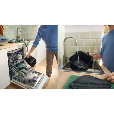 10. Bosch Air Fryer MAFS2462B fat-free fryer (2000W; 6.1l)