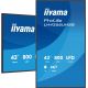 11. iiyama LH4366UHSB-B1AG signage display Flat panel Digital Signage 109.2 cm (43") LCD Wi-Fi 800 cd/m2 4K Ultra HD Black Built-in processor Android 24/7