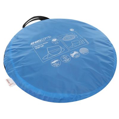 60. SELF-PUTTING BEACH SCREEN TENT 190X80X90/70CM BLUE ENERO CAMP