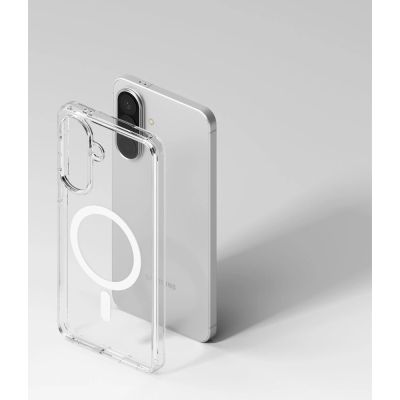 6. Ringke Fusion Magnetic MagSafe Case for Samsung Galaxy A57 5G - Transparent