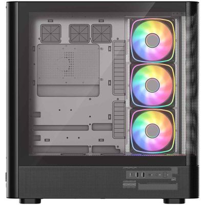 7. MODECOM VOLCANO AQ 300 ARGB MIDI BLACK CASE