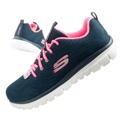 Skechers Graceful-Get women's sports shoes comfortable lightweight breathable navy blue