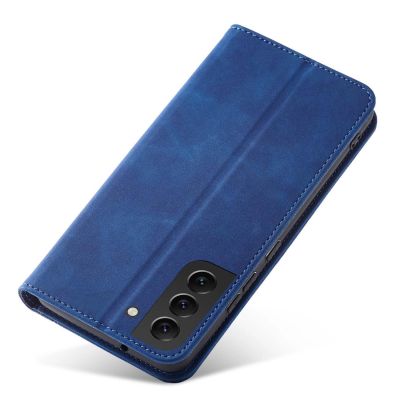 7. Magnet Fancy Case for Samsung Galaxy S23+ flip cover wallet stand blue