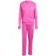 2. Women's adidas Essentials 3-Stripes Tracksuit Pink JD5436
