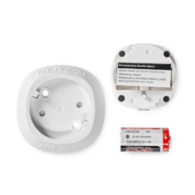 10. Nedis SmartLife ZBDS10WT Smoke Detector