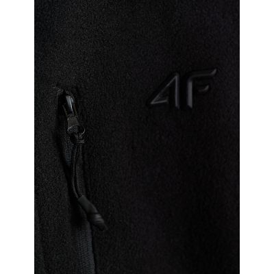 7. Regular men's fleece with stand-up collar 4F 4FRAW26TFLEM542-20S