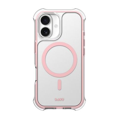 5. LAUT AERO PROTECT mobile phone case 16 cm (6.3") Pink, Transparent