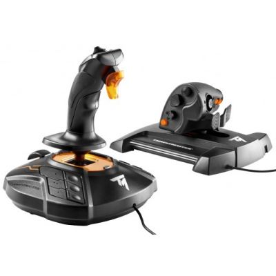 9. Thrustmaster T-16000M FCS Hotas Black, Orange USB Joystick Analog/Digital MAC, PC
