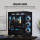 7. Corsair 3500X LXR LINK Tempered Glass Mid-Tower Case, Black