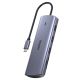 UNITEK HUB USB-C 9IN1, HDMI, VGA, SD, RJ45, 3X USB-A, PD 100W