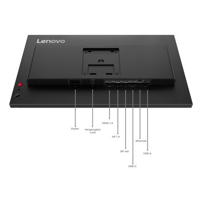 7. Lenovo ThinkVision T24D-40 Computer Monitor 60.5 cm (23.8") 1920 x 1080 px Full HD LCD Black