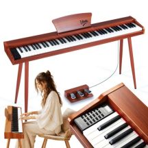 V-TONE BL-130 four-legged digital piano, brown