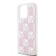 6. DKNY Liquid Glitter Multilogo Case for iPhone 15 Pro Max - Pink