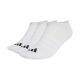 Adidas Thin&Light Sportswear No Show Socks 3 Pairs White JZ0534