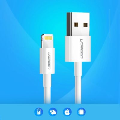 3. Ugreen US155 20728 USB-A / Lightning MFi 2.4A cable 1m - white