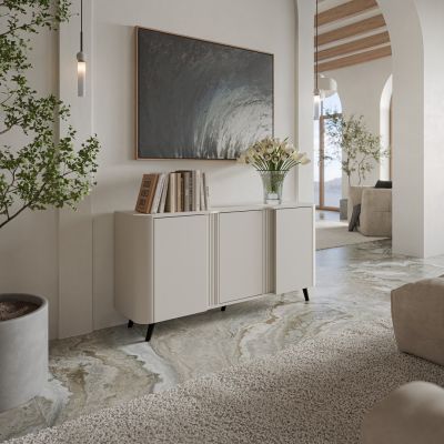 3. VOLARE chest of drawers 151x39x75 cashmere