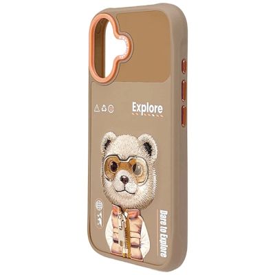 5. Nimmy Cool&Cute 2.0 Bear Case for iPhone 17 - Beige
