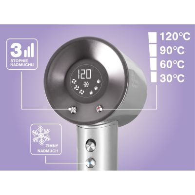 14. ELDOM HAIR DRYER HT280 1500 W LED DISPLAY