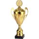 9. Gold metal cup with lid 7098/BP