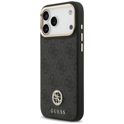 2. Guess 4G Strass Logo MagSafe Case for iPhone 18 Pro Max / 17 Pro Max – black
