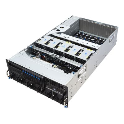 4. Asus Rack Platform (4U) ESC8000A-E13X AMD EPYC 9005 (8xNVMe, 2xM.2, 2x10Gbe, 8xQSFP, IPMI, R3200W)
