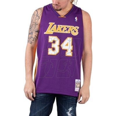 6. Mitchell & Ness Los Angeles Lakers NBA Swingman Jersey Lakers 99-00 Shaquille O`Neal SMJYGS18447-LALPURP99SON